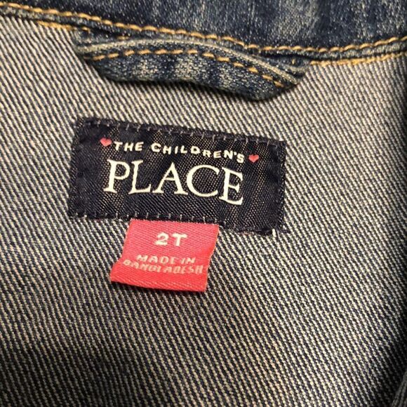 NWOT The Children’s Place Toddler Girl Jean Jacket - Picture 2 of 4
